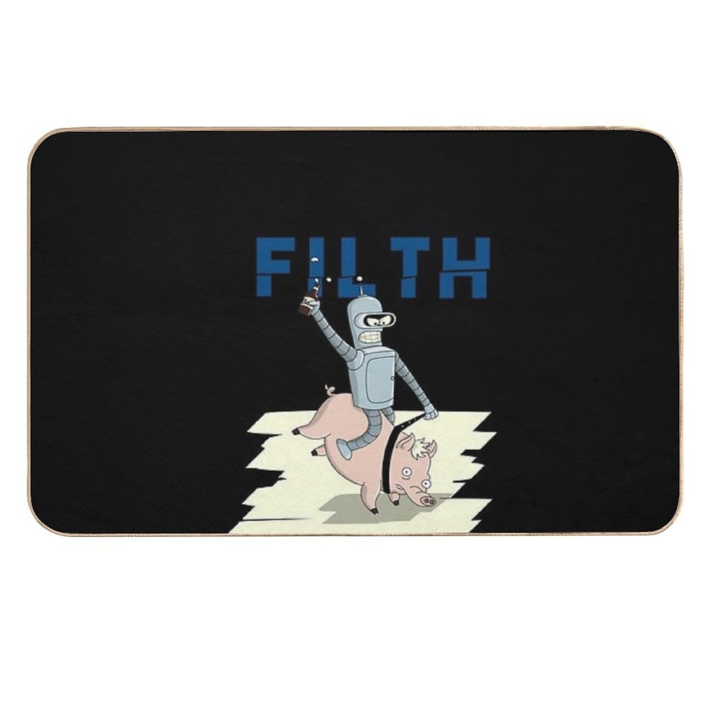 Filth Non-Slip Bath Mat