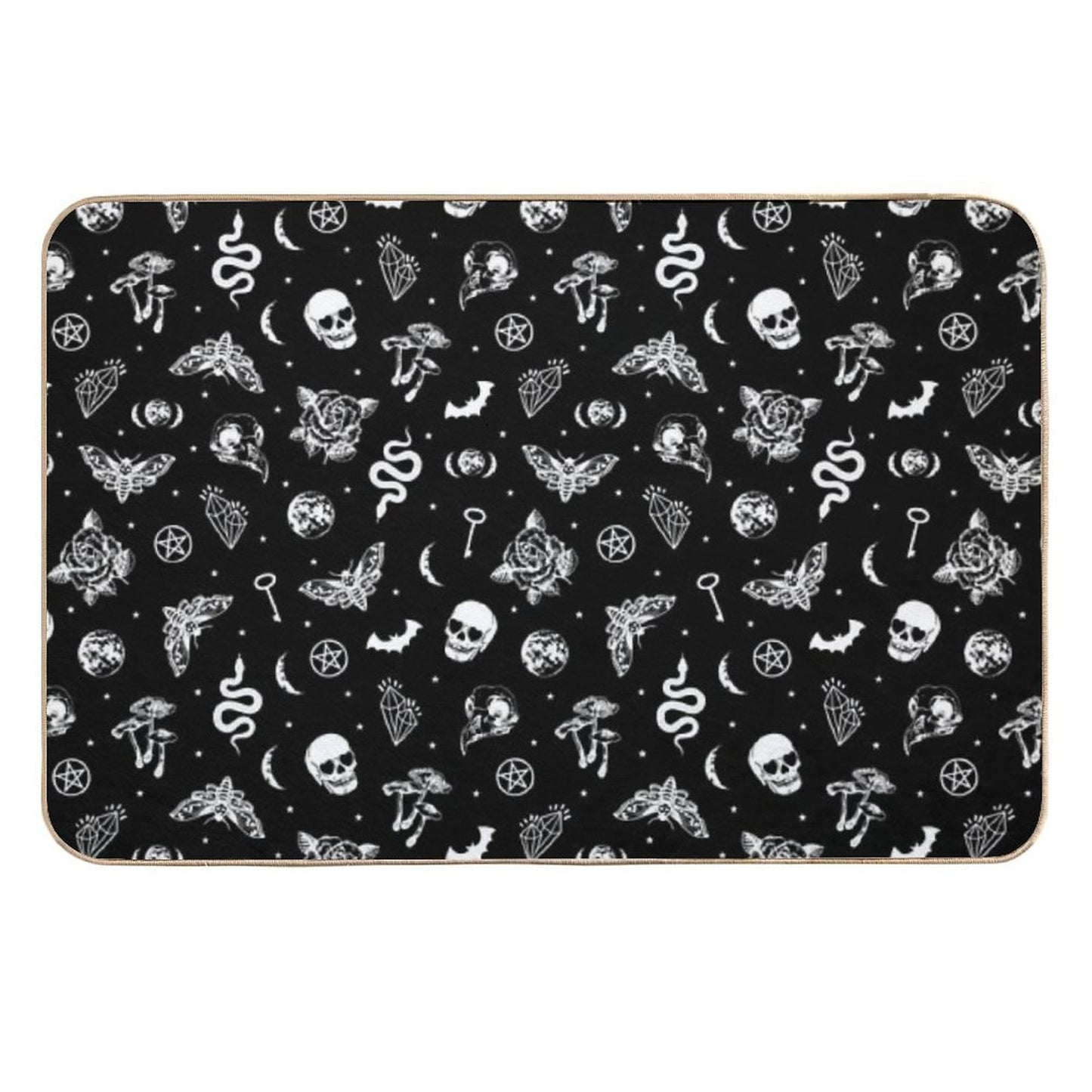 Witchcraft B&W High-Traffic Bath Mat