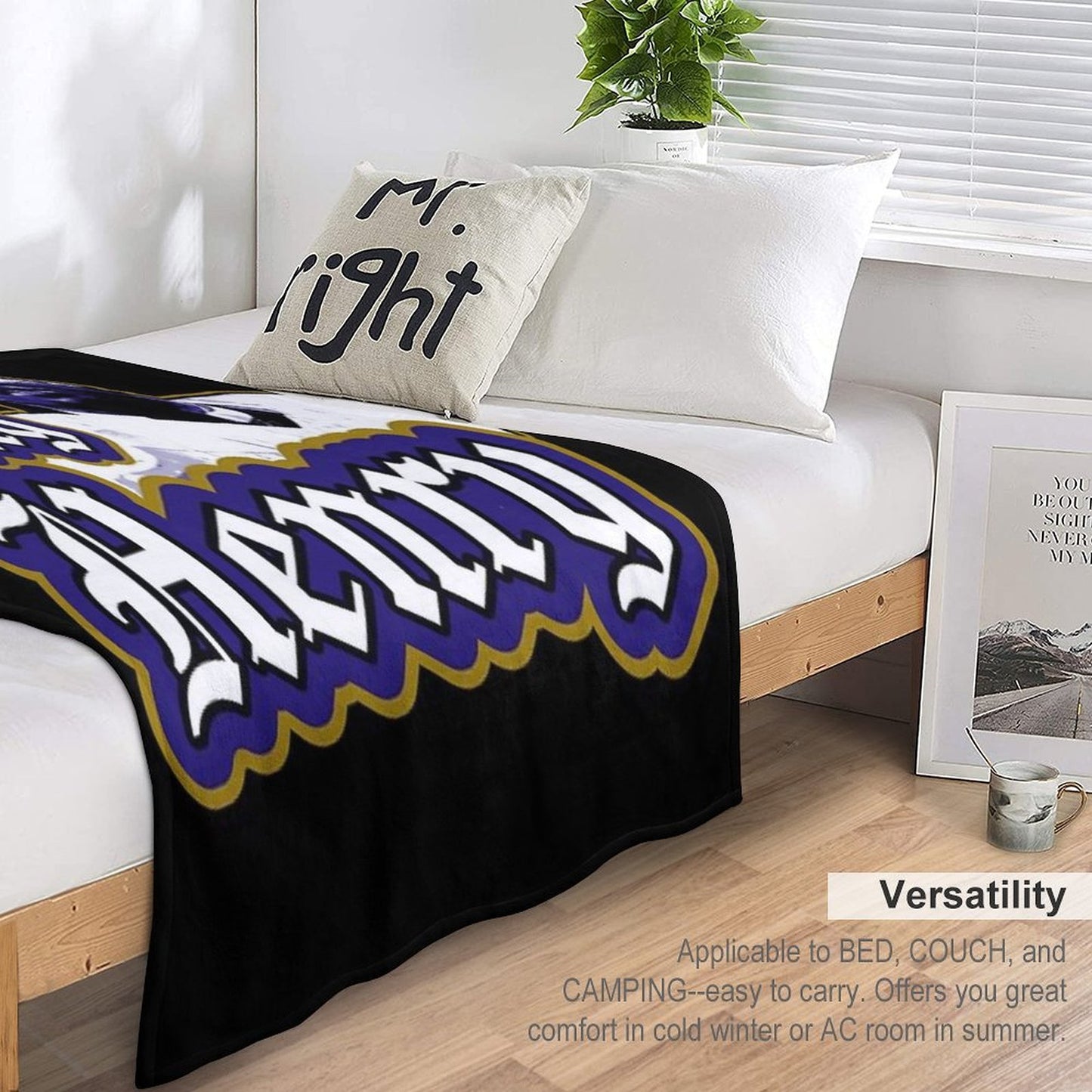King Henry Ravens Derrick Henry Multi-functional Throw Blanket