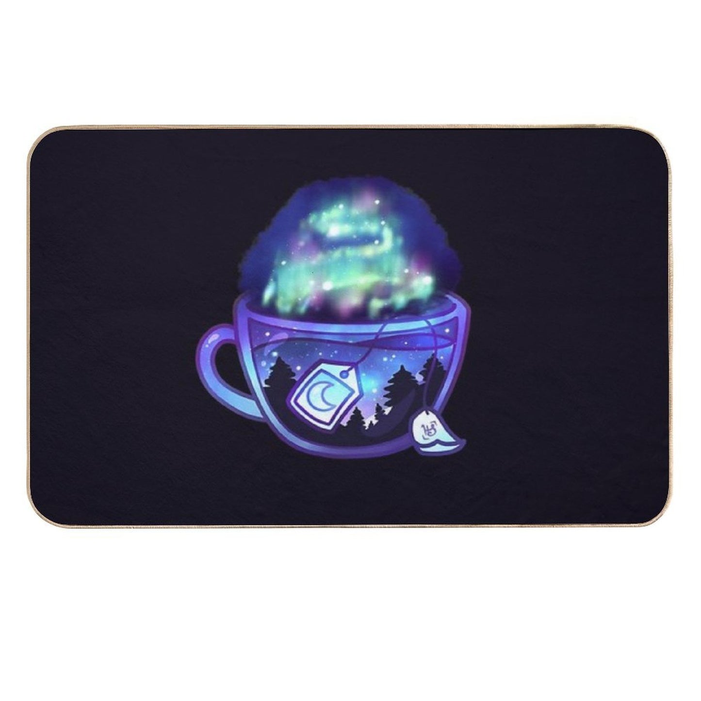Aurora Borealis Tea - Dreamy Aesthetic Long-Lasting Bath Mat