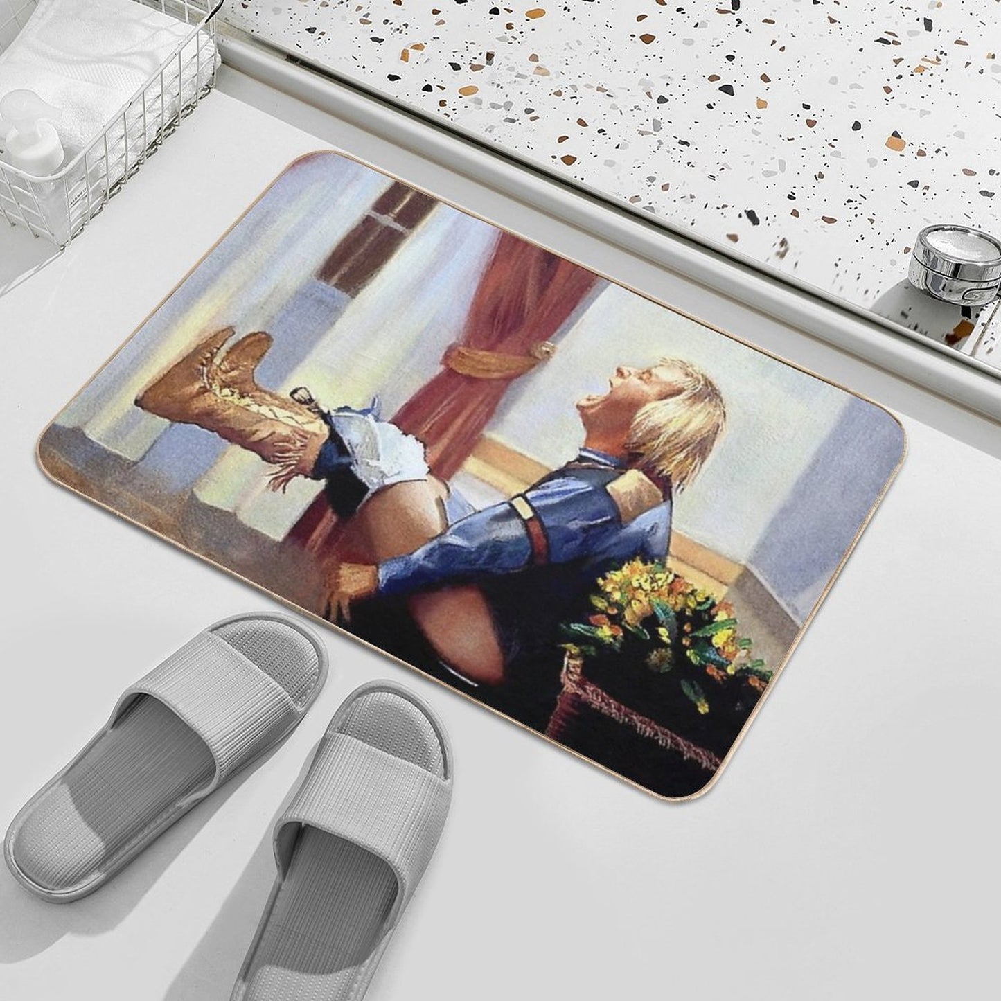 Dumb And Dumber Non-Slip Bath Mat