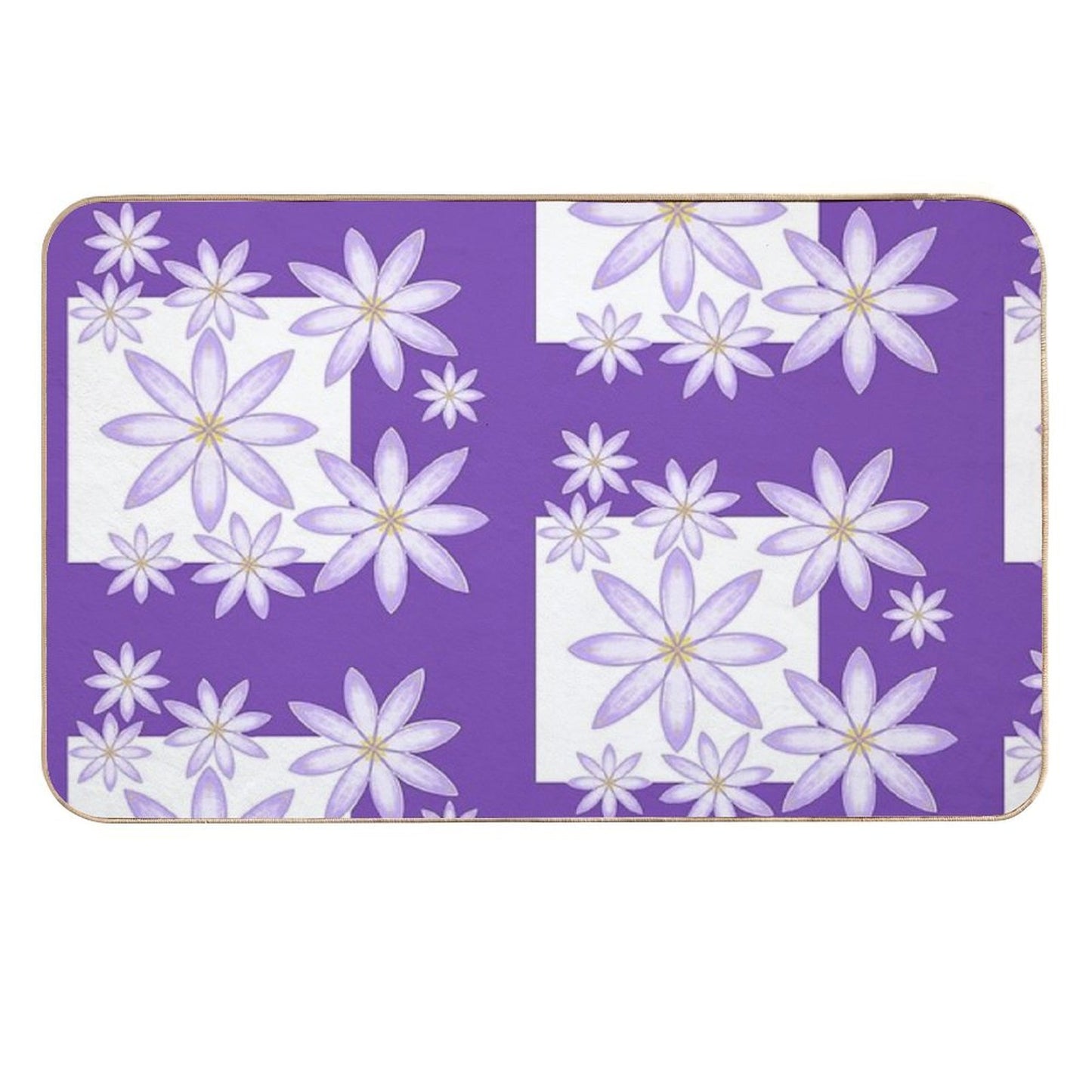 Star Jasmine Slip-Resistant Bath Mat