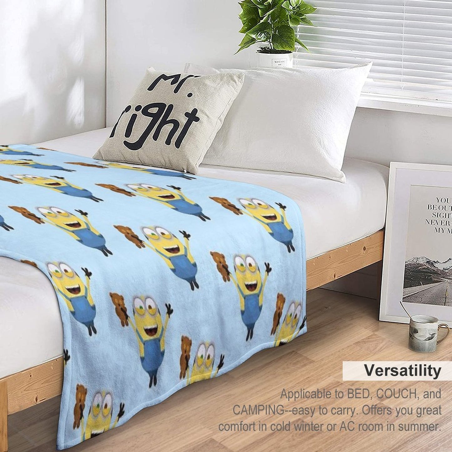 Bob Minion Sustainable Throw Blanket