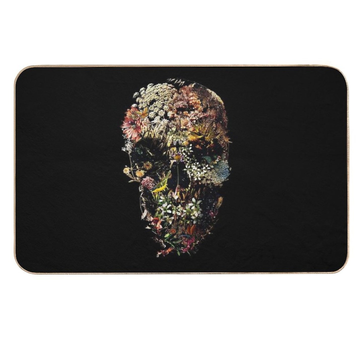 Smyrna Skull Eco-Friendly Bath Mat
