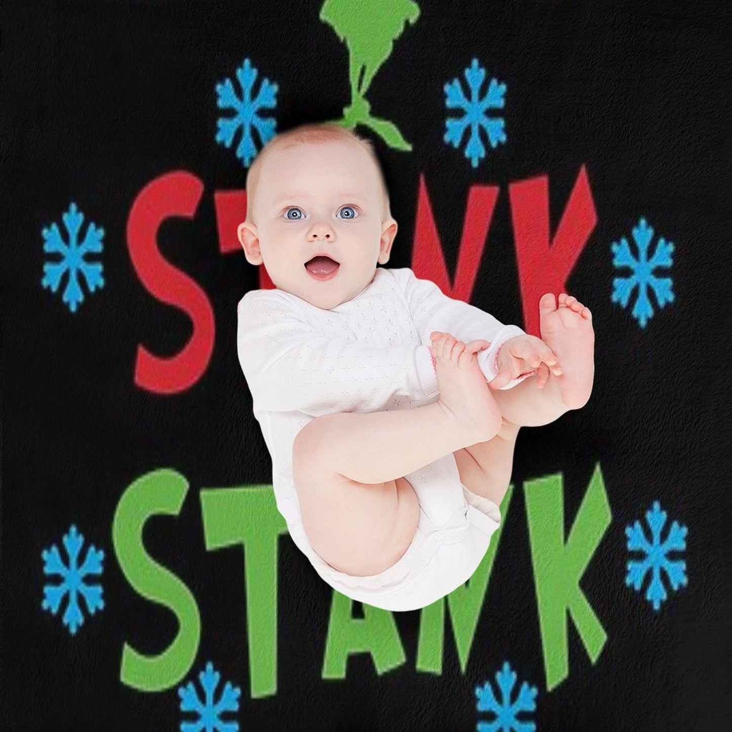 Stink Stank Stunk Plush Throw Blanket