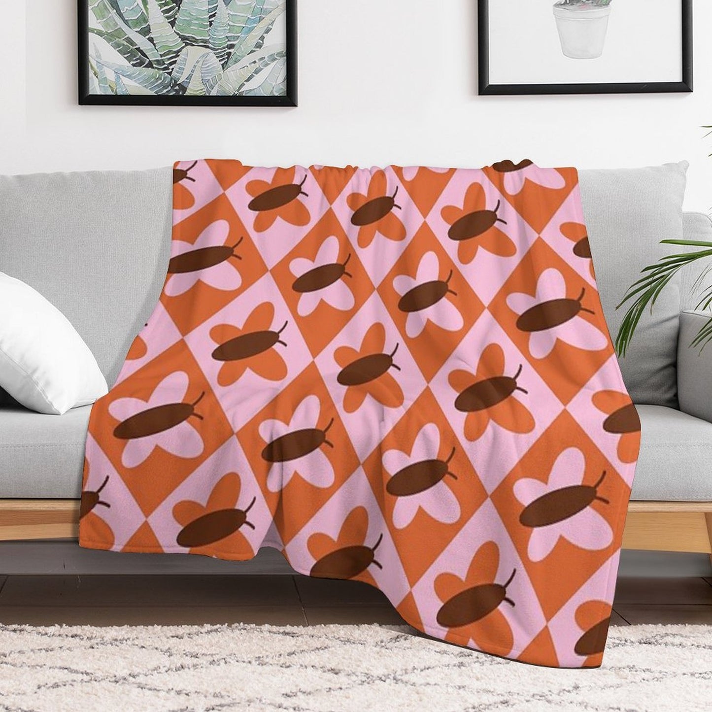Fluttershy's Bedspread Eco-conscious Throw Blanket