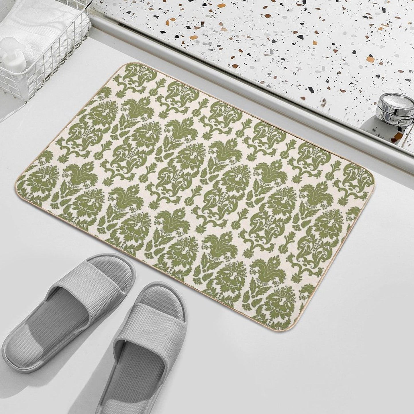 The Sound of Music The Von Trapp Curtain Drapes Pattern Design Repositionable Bath Mat