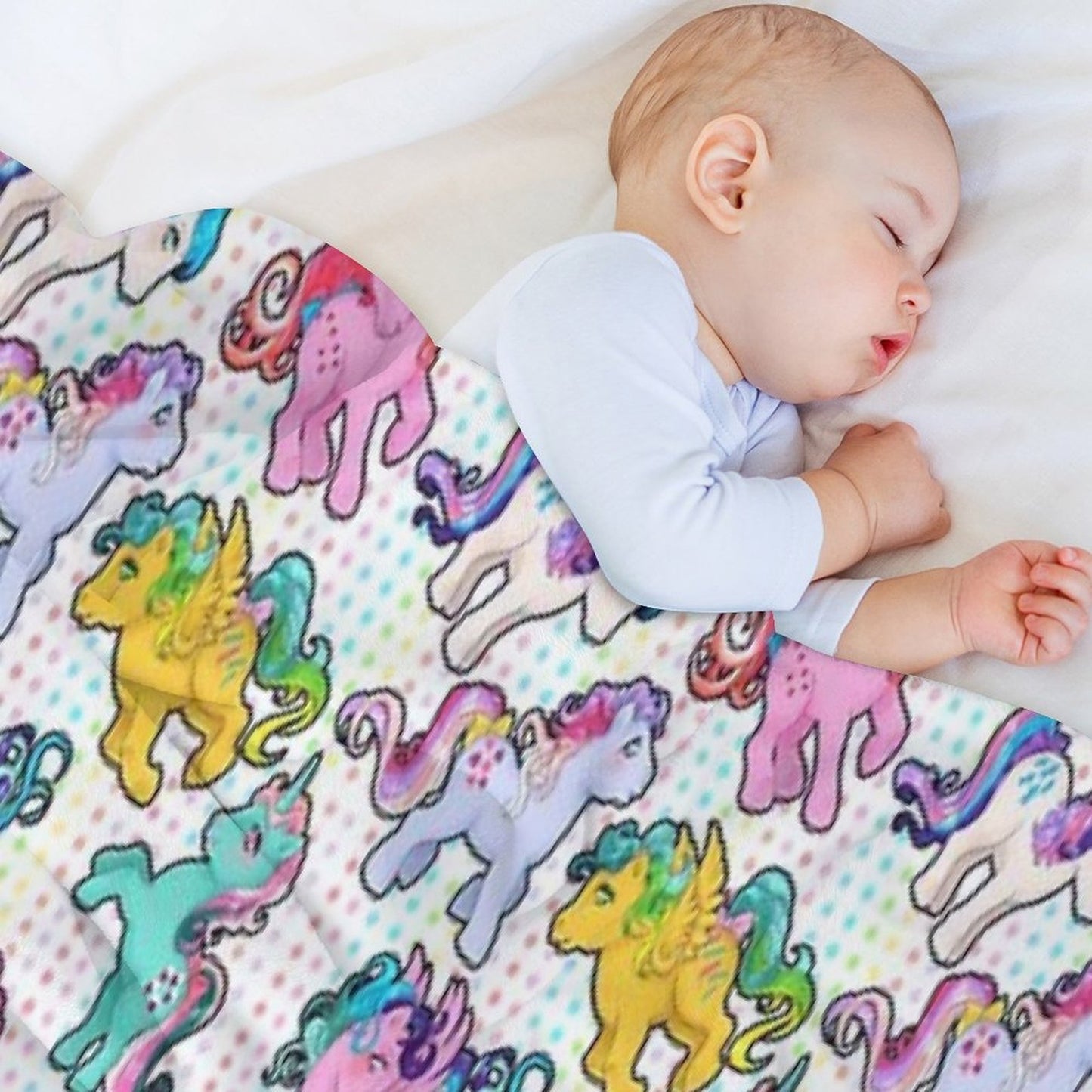 Twinkle Eye G1 Ponies Gift-ready Throw Blanket