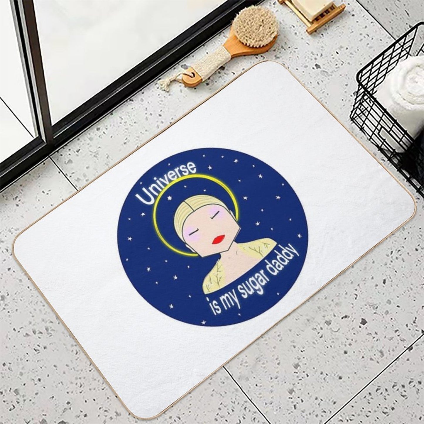 Universe Is My Sugar Daddy High-Traffic Bath Mat