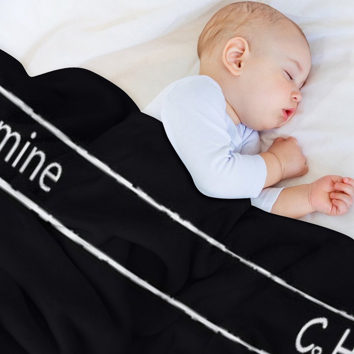 Dopamine Molecule T-Shirt Essentials- Chemistry Gift Wrinkle-free Throw Blanket