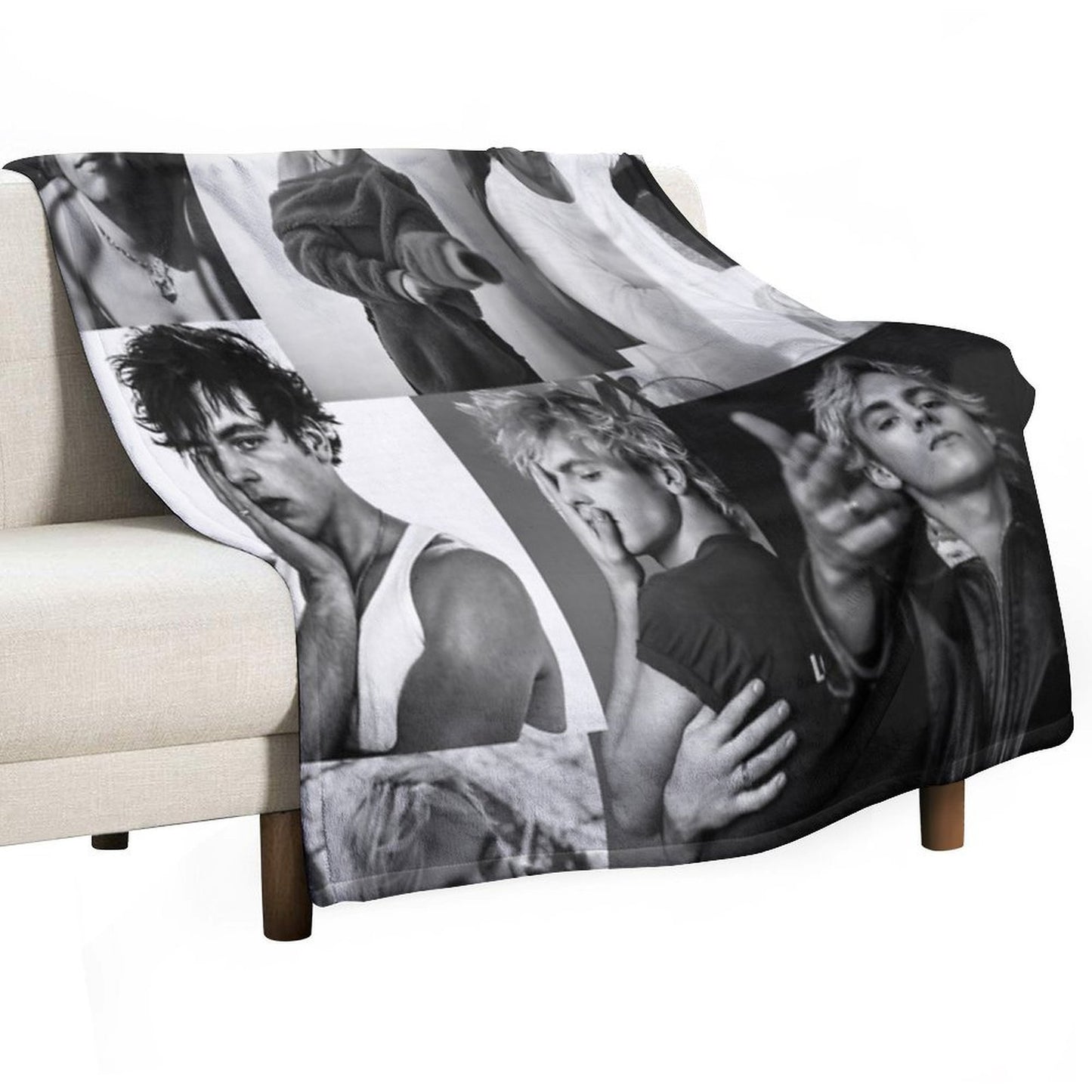 Ross Lynch Collage Eco-conscious Throw Blanket