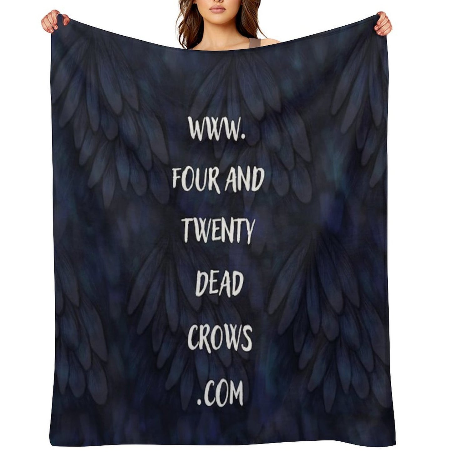 Crow Feathers All-season Throw Blanket