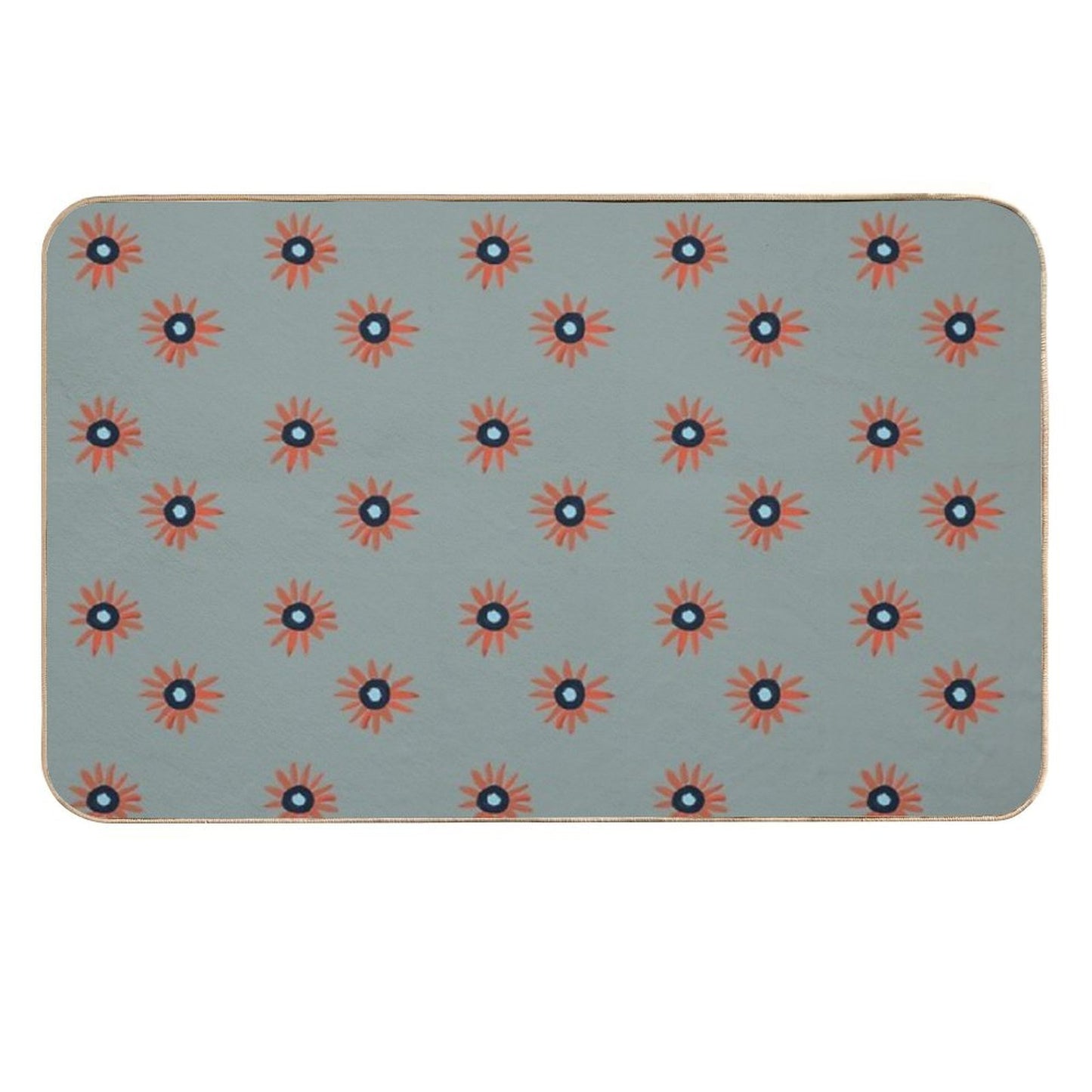 Stroke Blooms Multi-Purpose Bath Mat