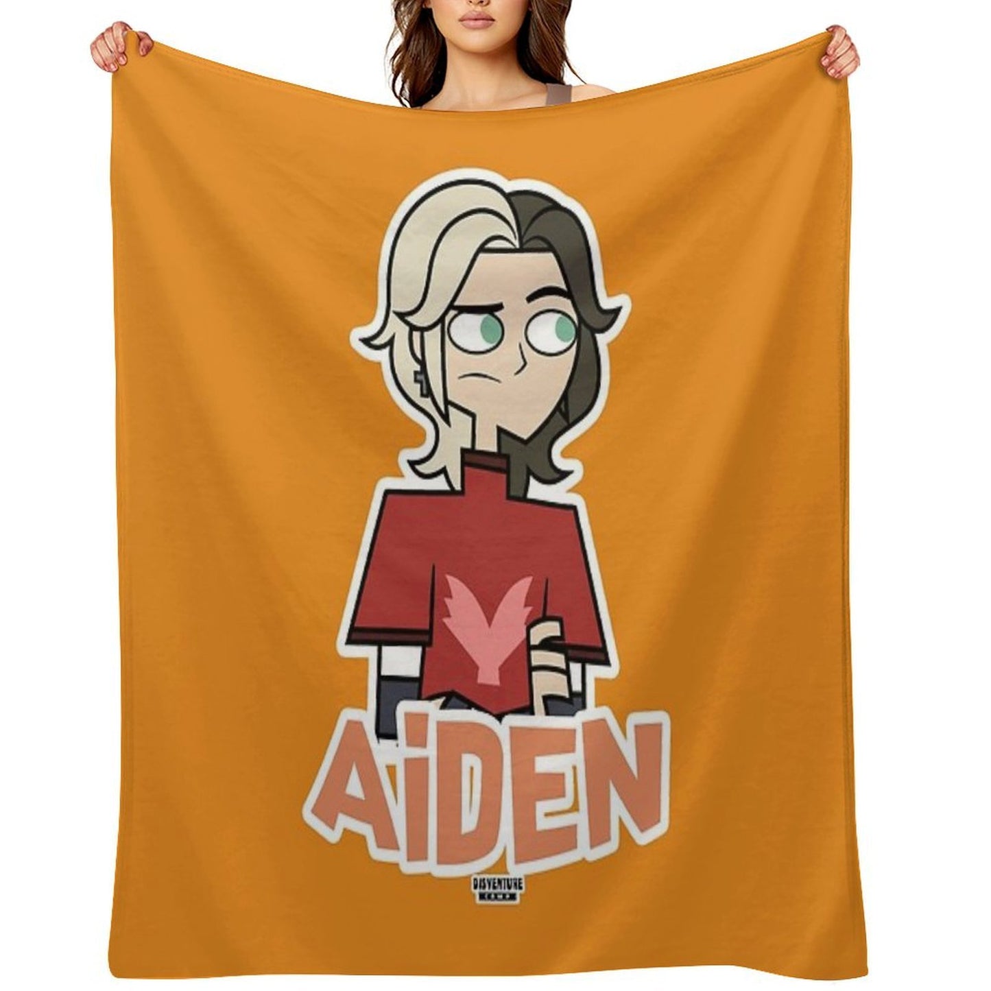 Adventure Camp - Aiden Velvety-soft Throw Blanket
