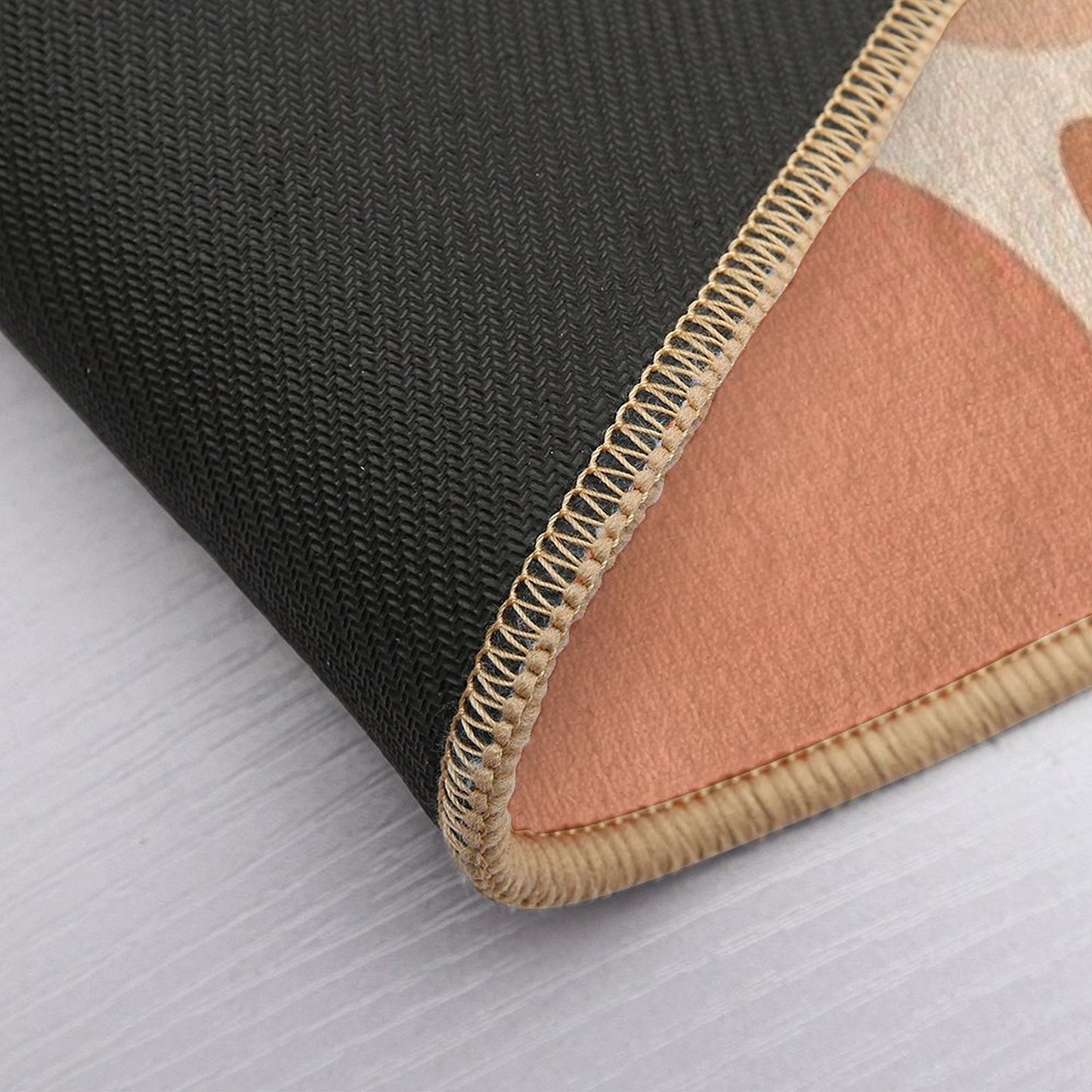 Terracotta Shapes Non-Slip Bath Mat