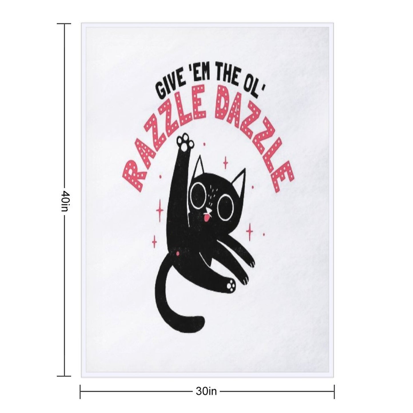 The Ol' Razzle Dazzle Sustainable Throw Blanket