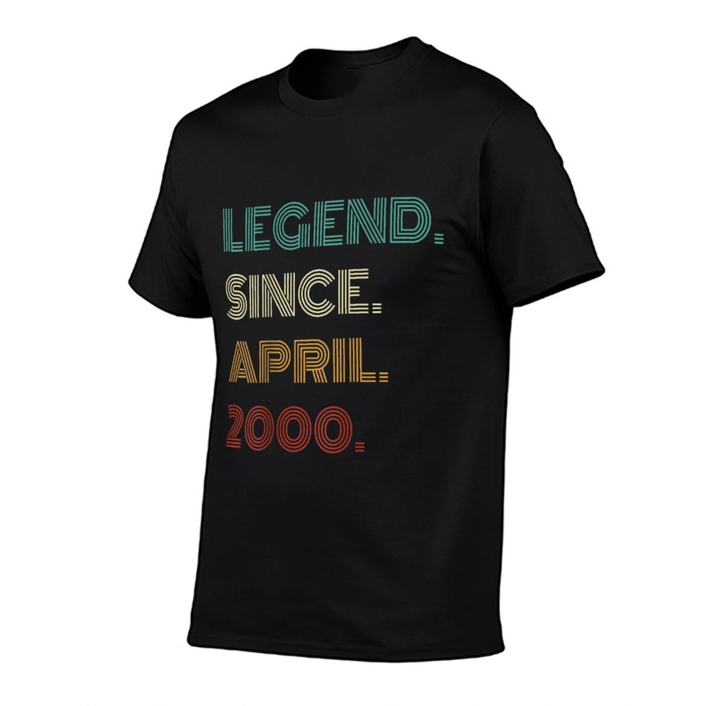 25 Years Old Legend Since April 2000 25th Birthday Comfortable T-Shirt