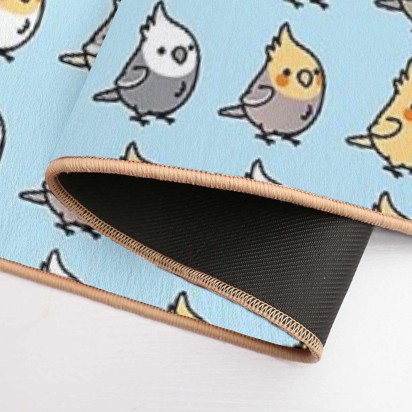 Chubby Cockatiel Collection Versatile Bath Mat