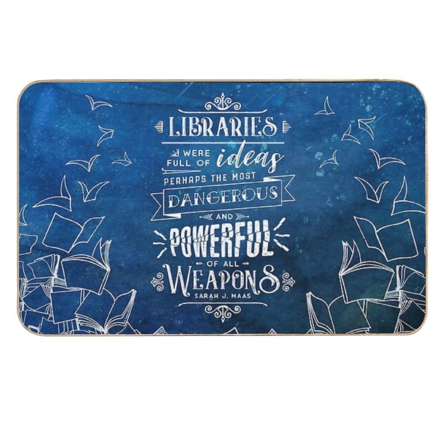 Libraries Long-Lasting Bath Mat
