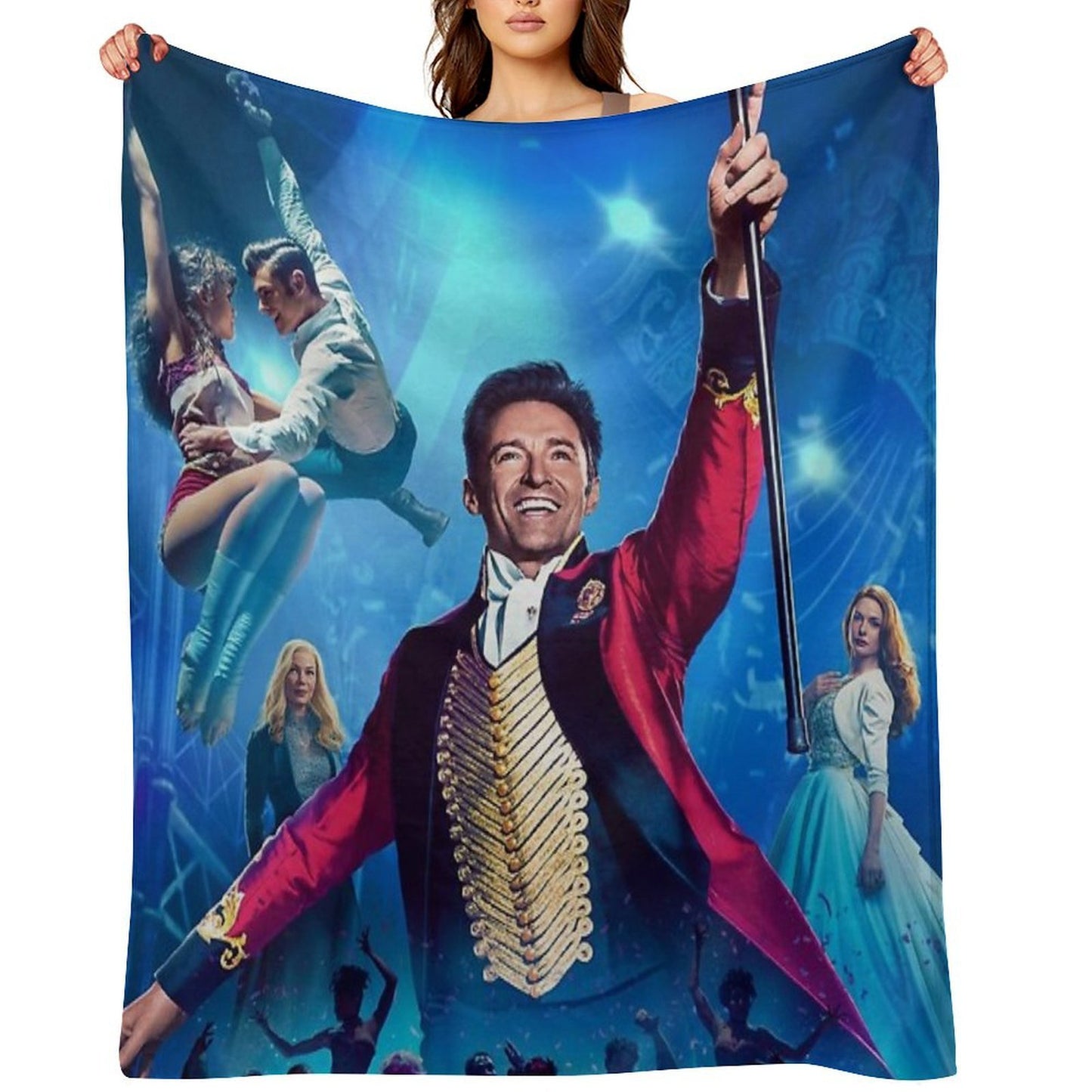 Copy of The Greatest Showman Travel-friendly Throw Blanket