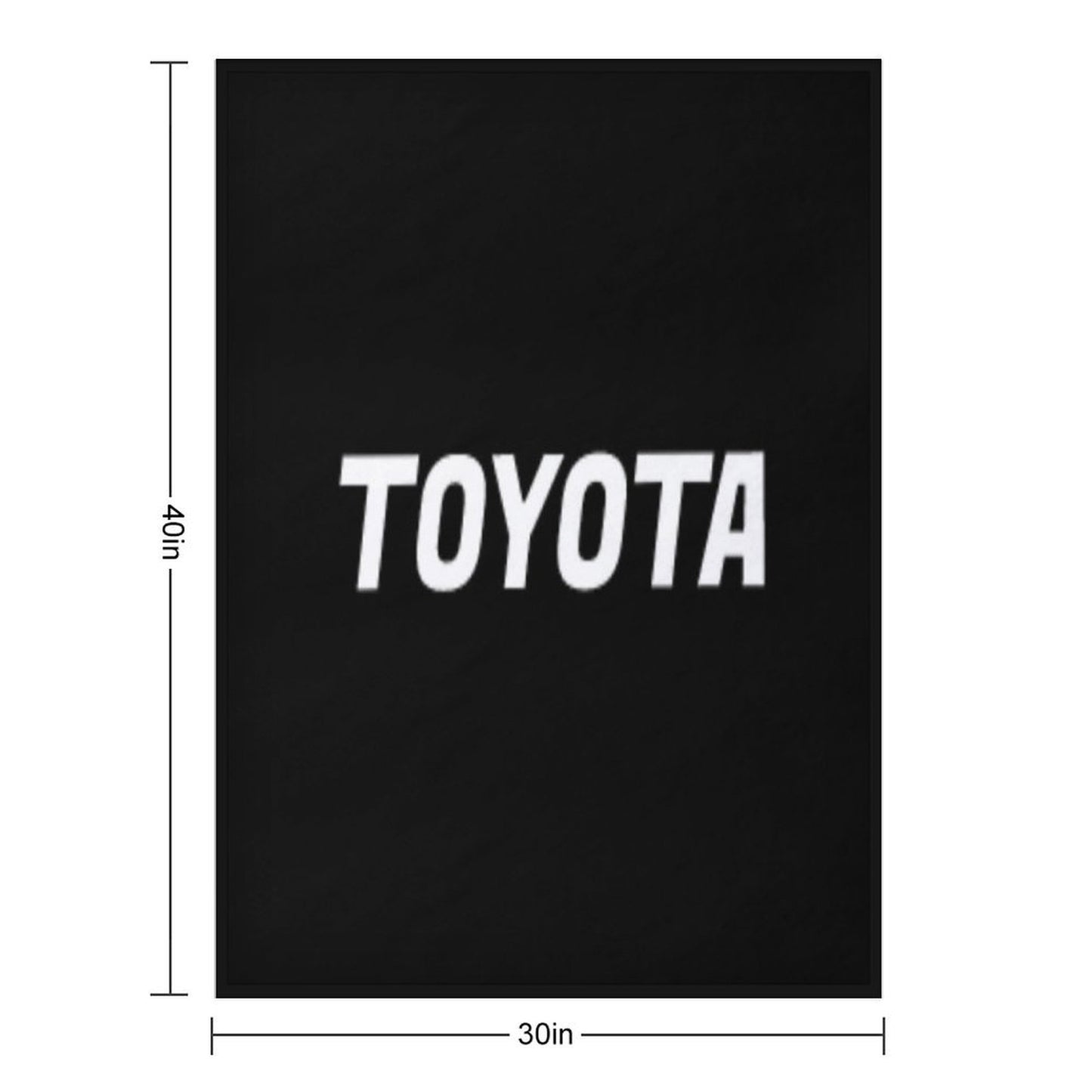 Toyota Machine-washable Throw Blanket