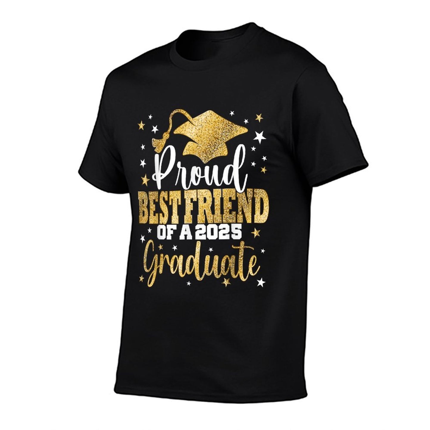 Proud Best Friend Of A Class 2025 Graduate Senior Graduation Vintage-inspired T-Shirt