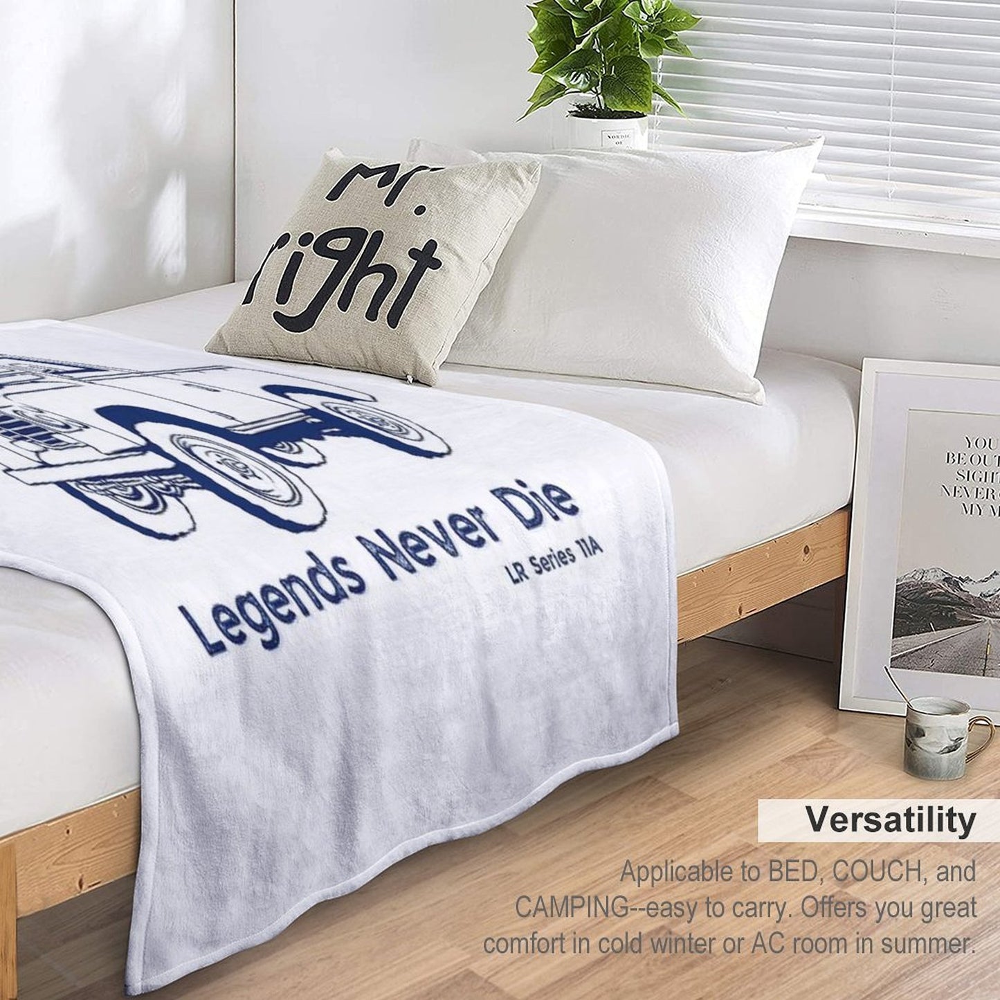 Legends Never Die LR Series 11A Classic British 4x4s 4x4 Designs Durable Throw Blanket