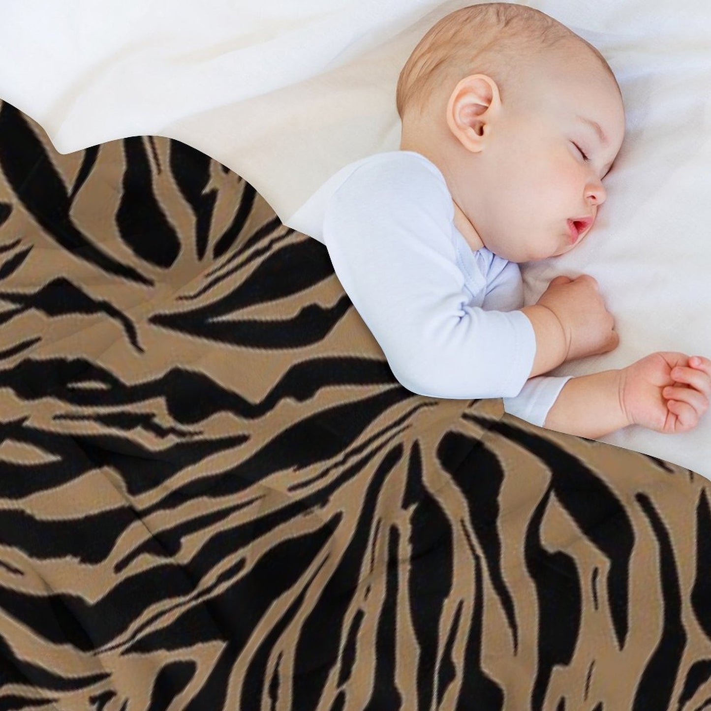 Jungle Tiger Eco-conscious Throw Blanket