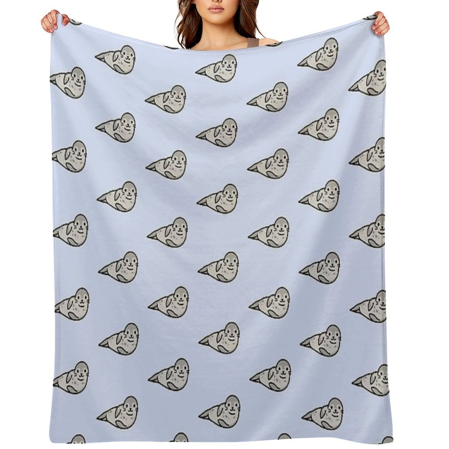 Grey Seal Premium Throw Blanket