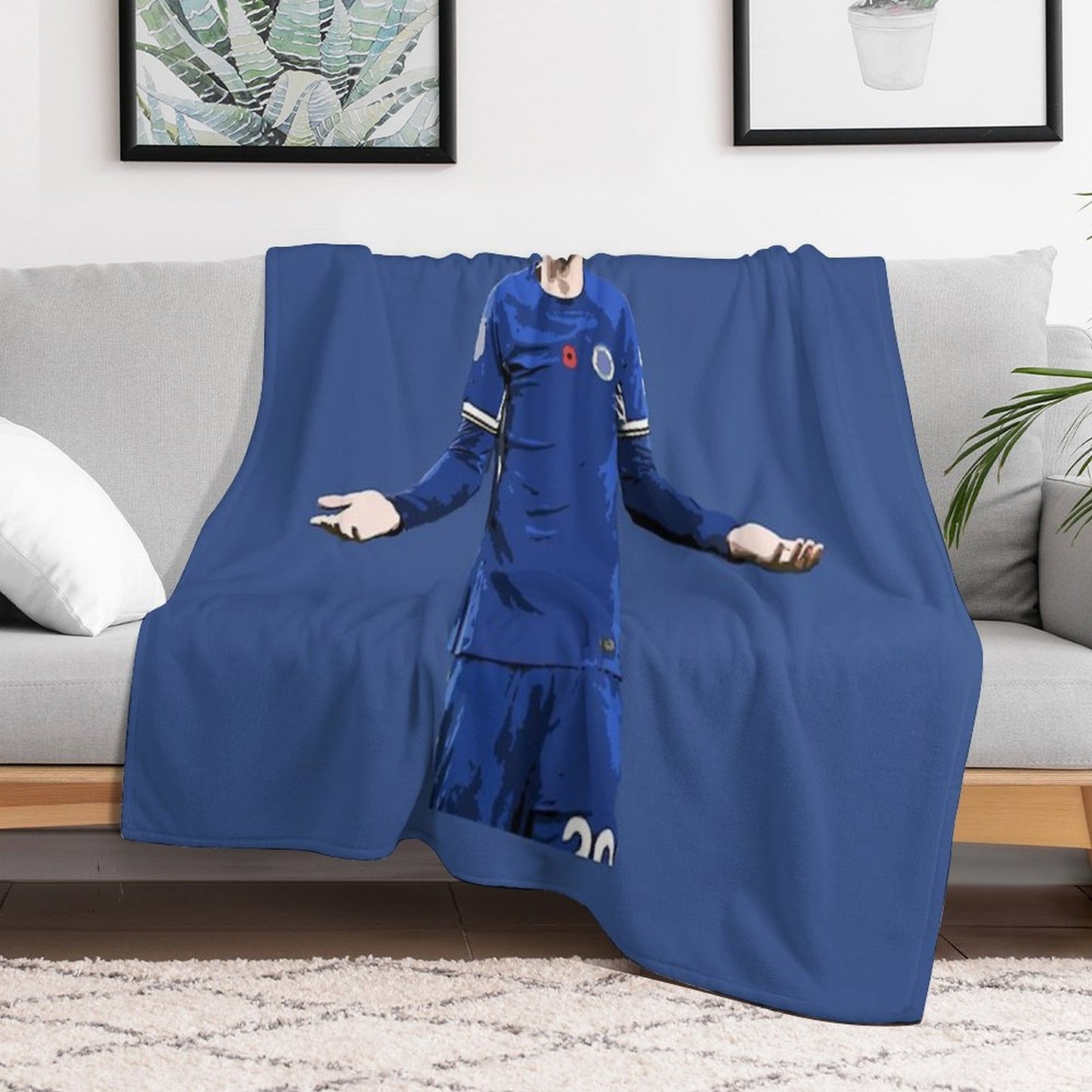 Cole Palmer Wrinkle-free Throw Blanket