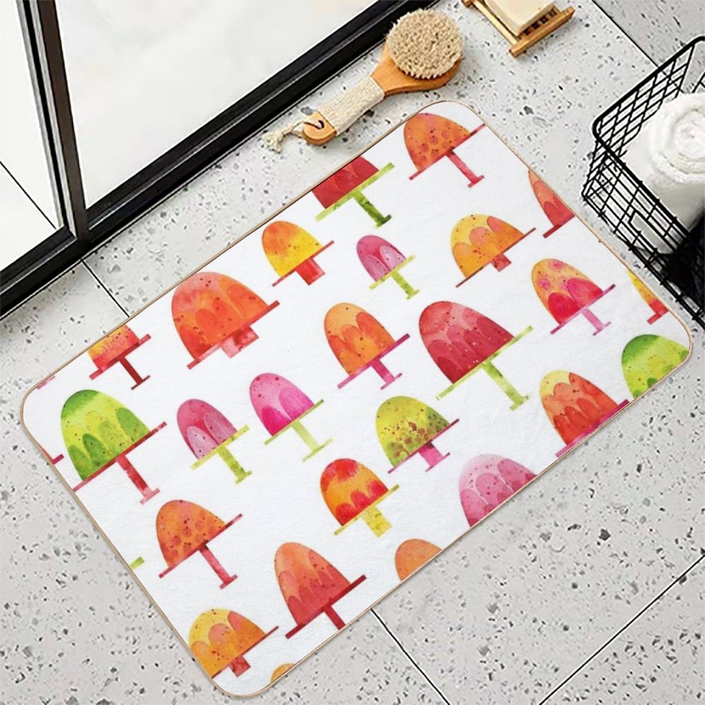 Jellies on Plates Rapid-Drying Bath Mat
