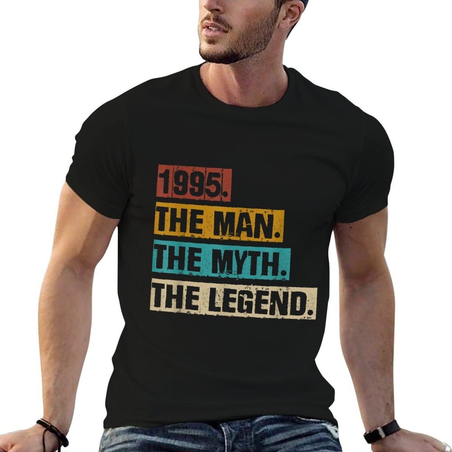 Retro Vintage 1995 30th Birthday - 30 Years Old Classic  Heathered Texture T-Shirt