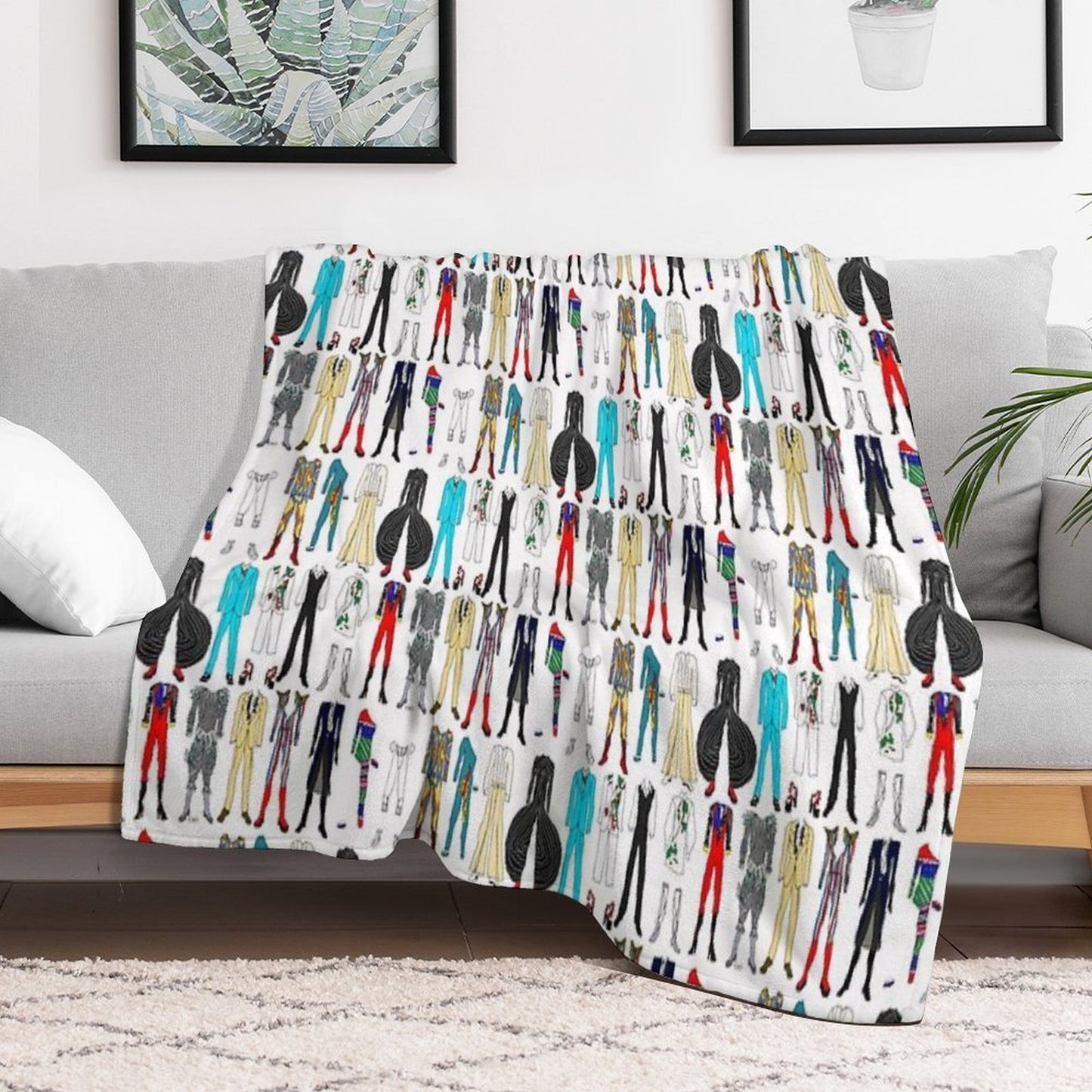 Star Costumes 1 Bowie Multi-functional Throw Blanket