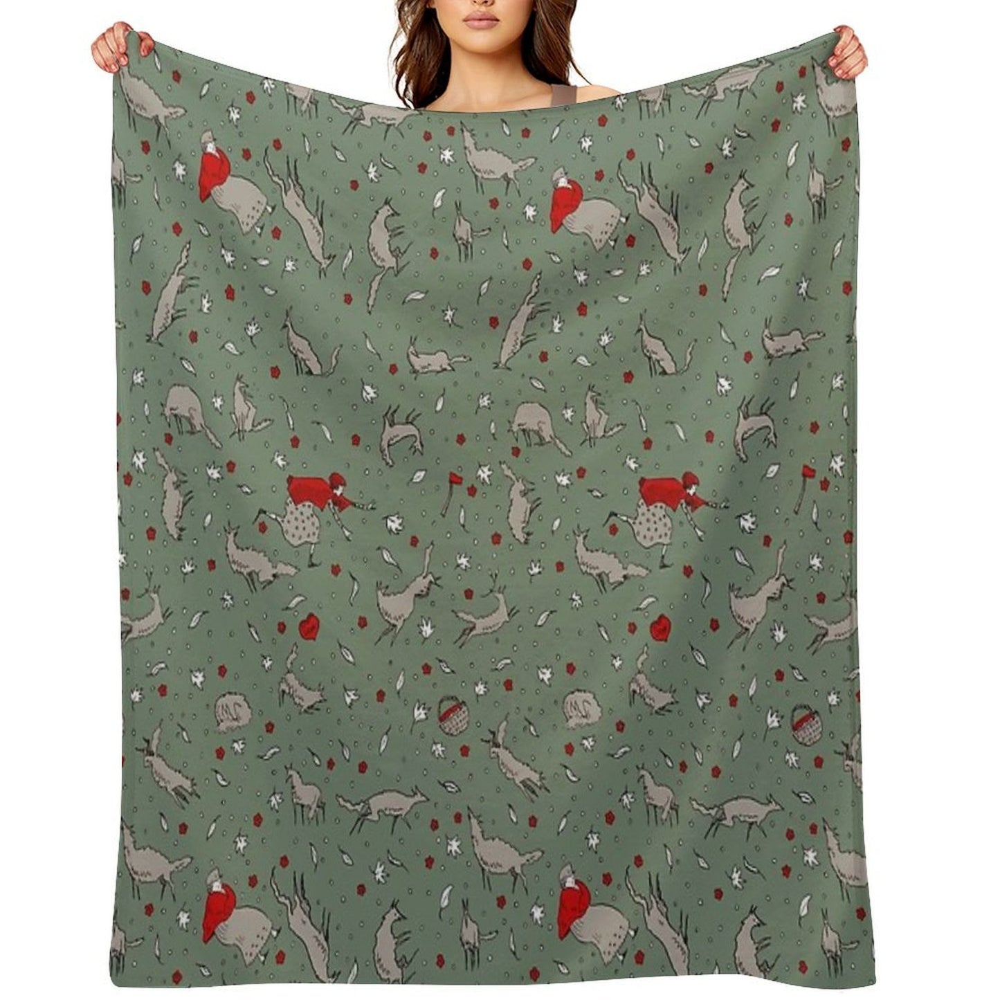 All The Wild Wolves... Durable Throw Blanket