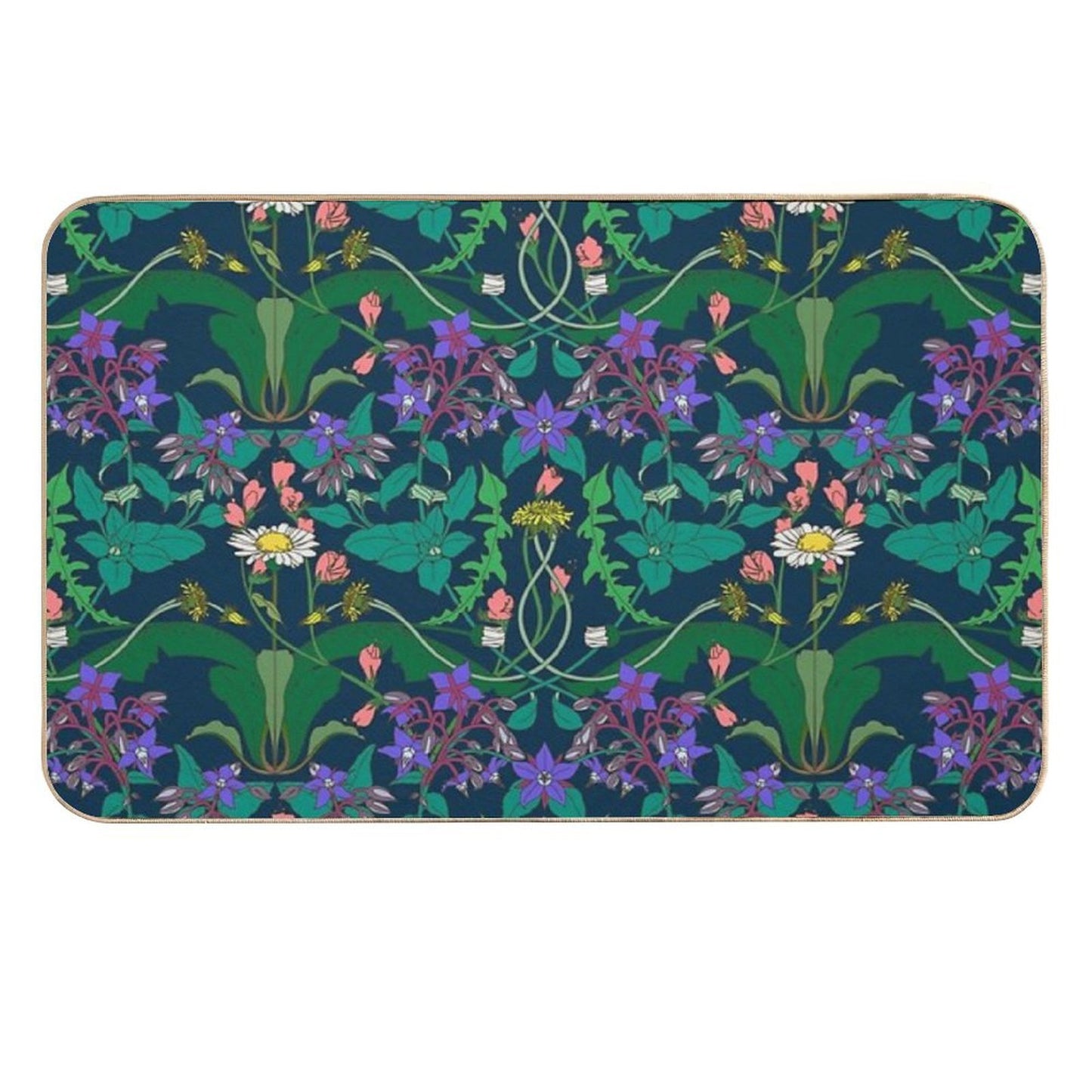Dandelion Easy To Clean Bath Mat