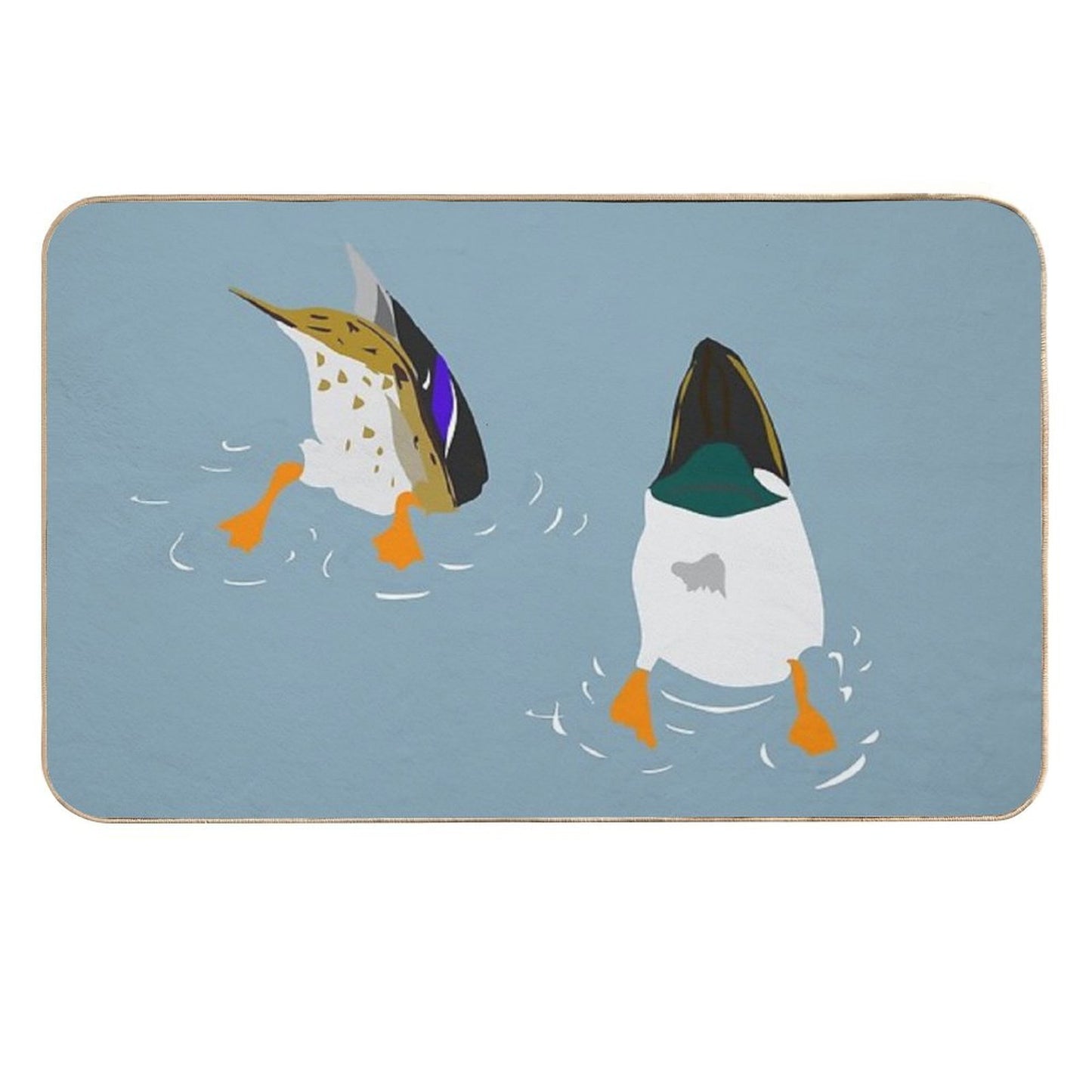 Bottoms Up! Dirt-Trapping Bath Mat