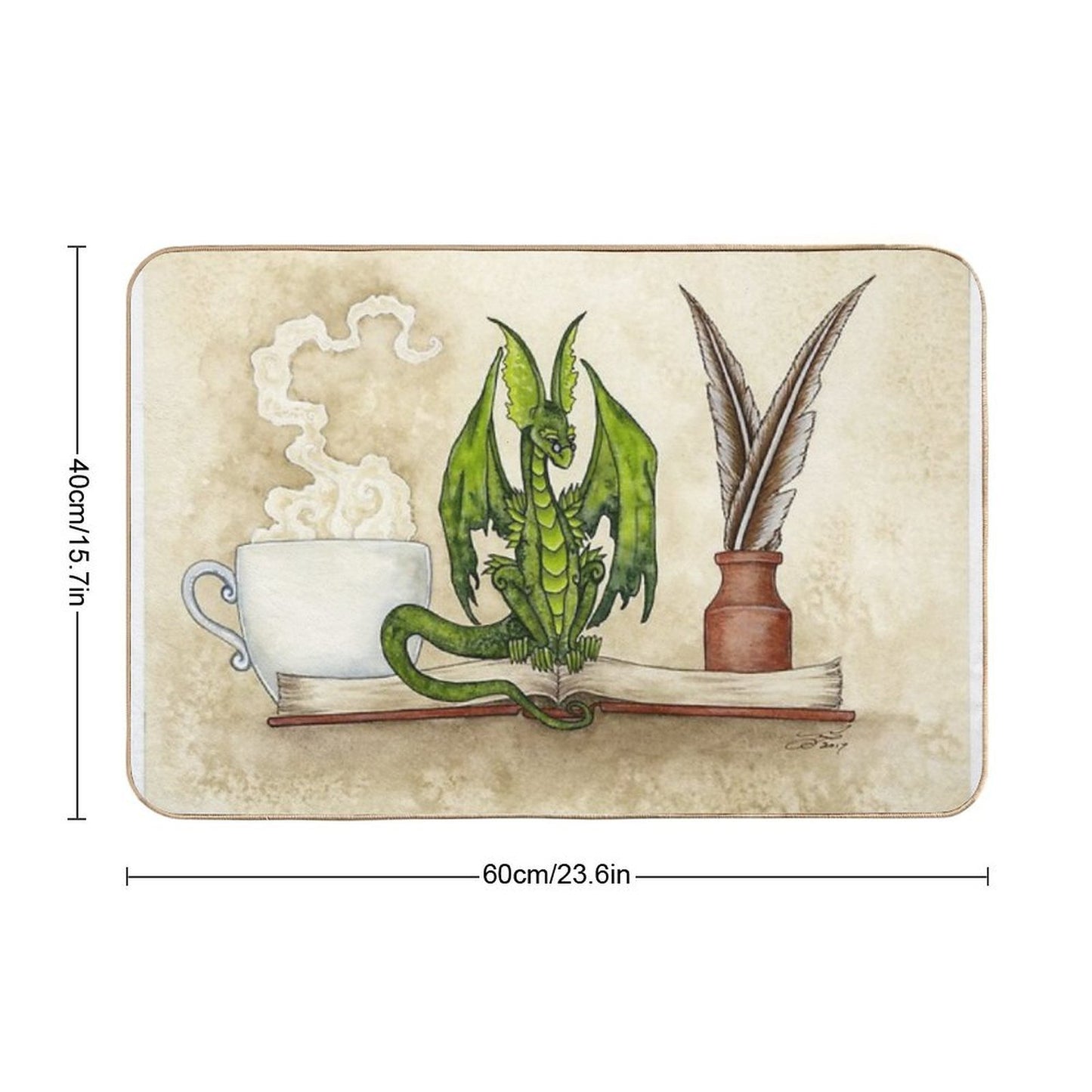 The Scholar Pet-Safe Bath Mat