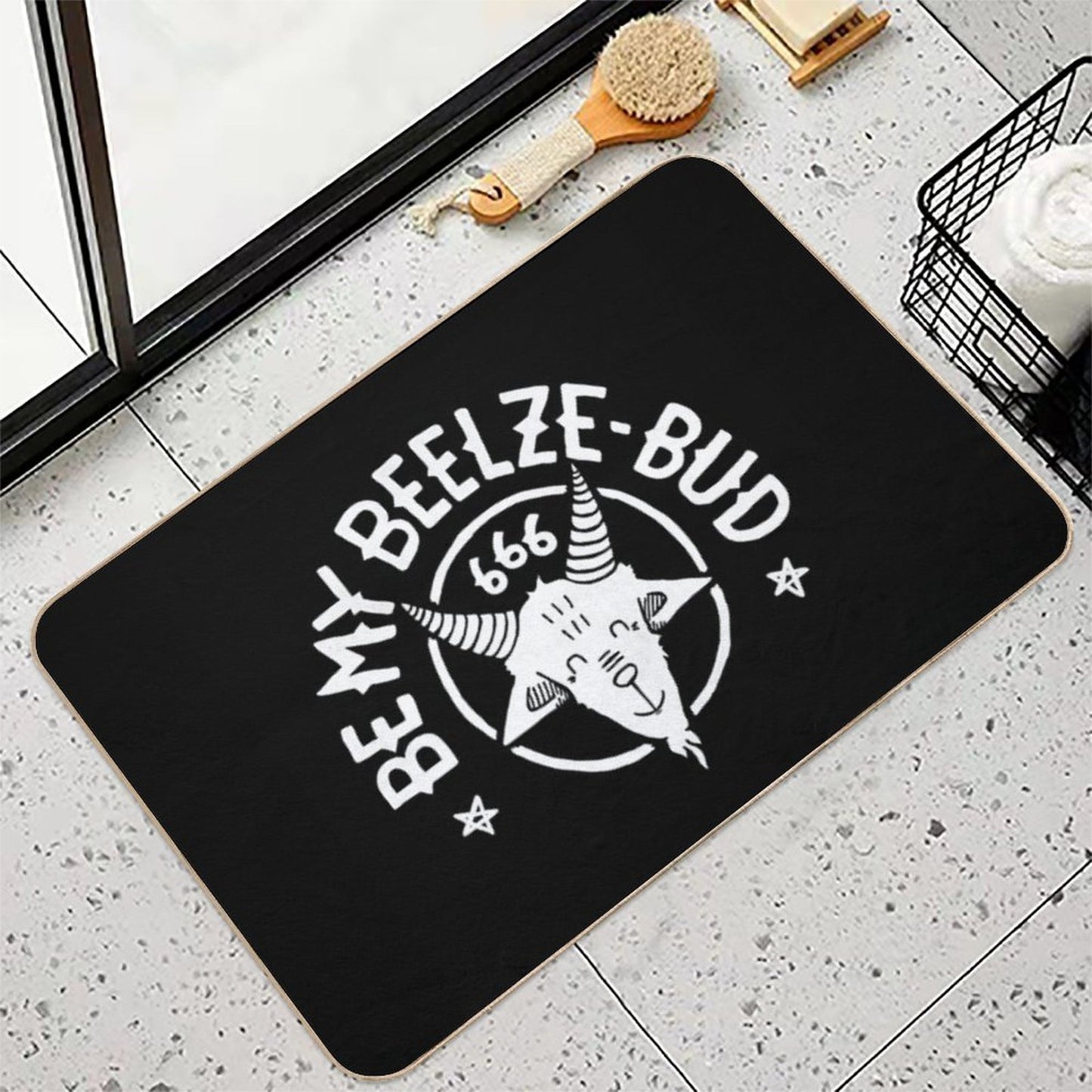 Be My Beelze-bud Toxin-Free Bath Mat