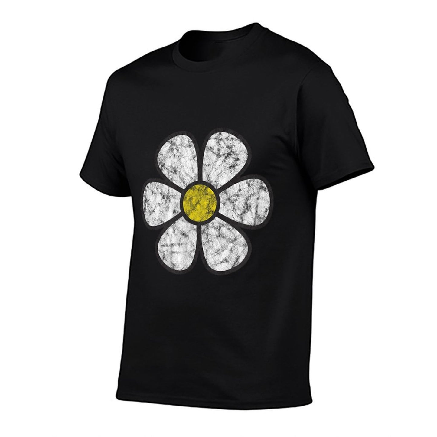 Hippie Daisy Flower Boho Groovy  Polyester Blend T-Shirt
