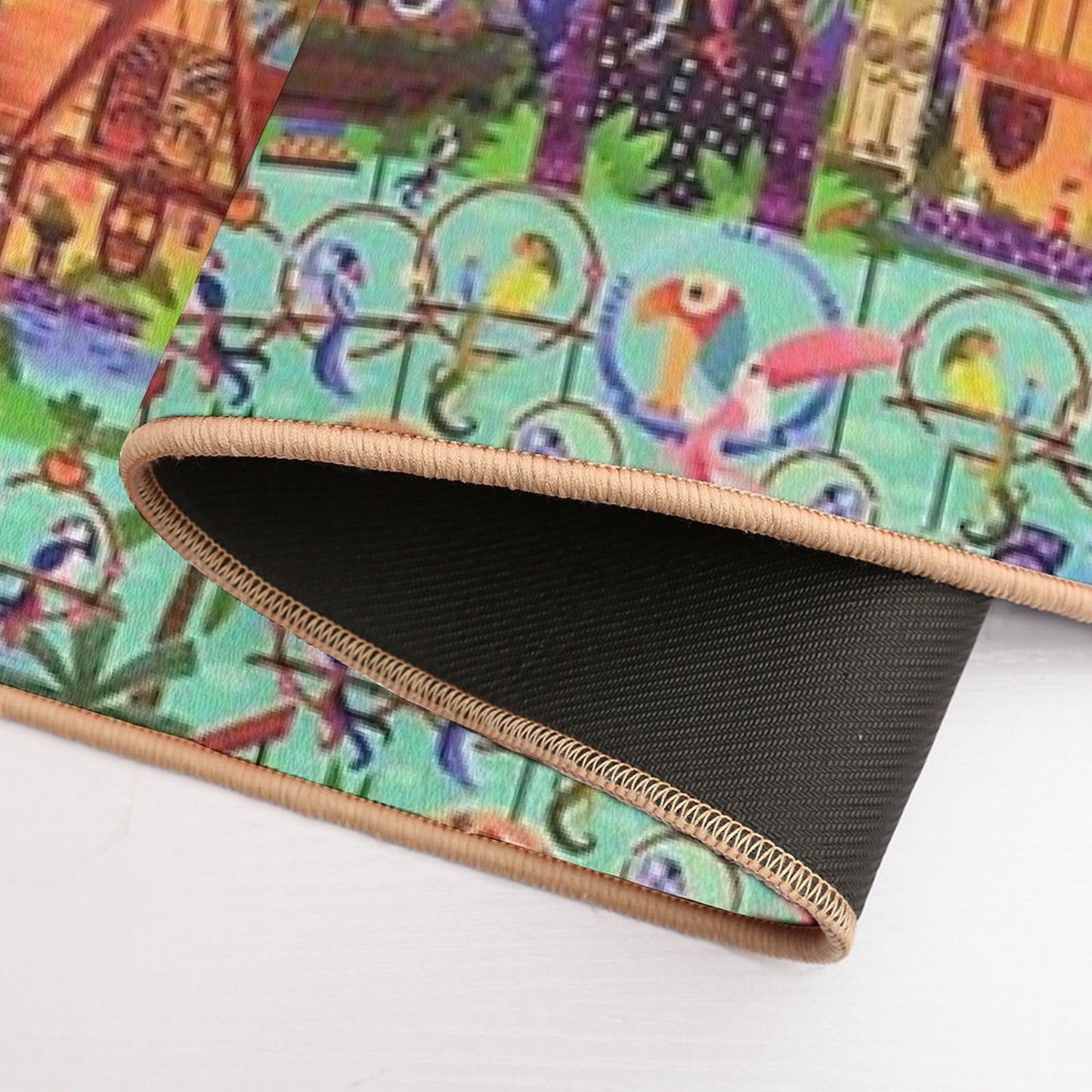 The ORIGINAL Enchanted Tiki Room Collage Durable Bath Mat