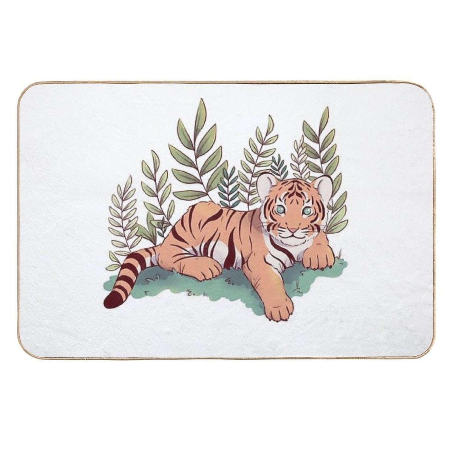 Tiger Cub Durable Bath Mat