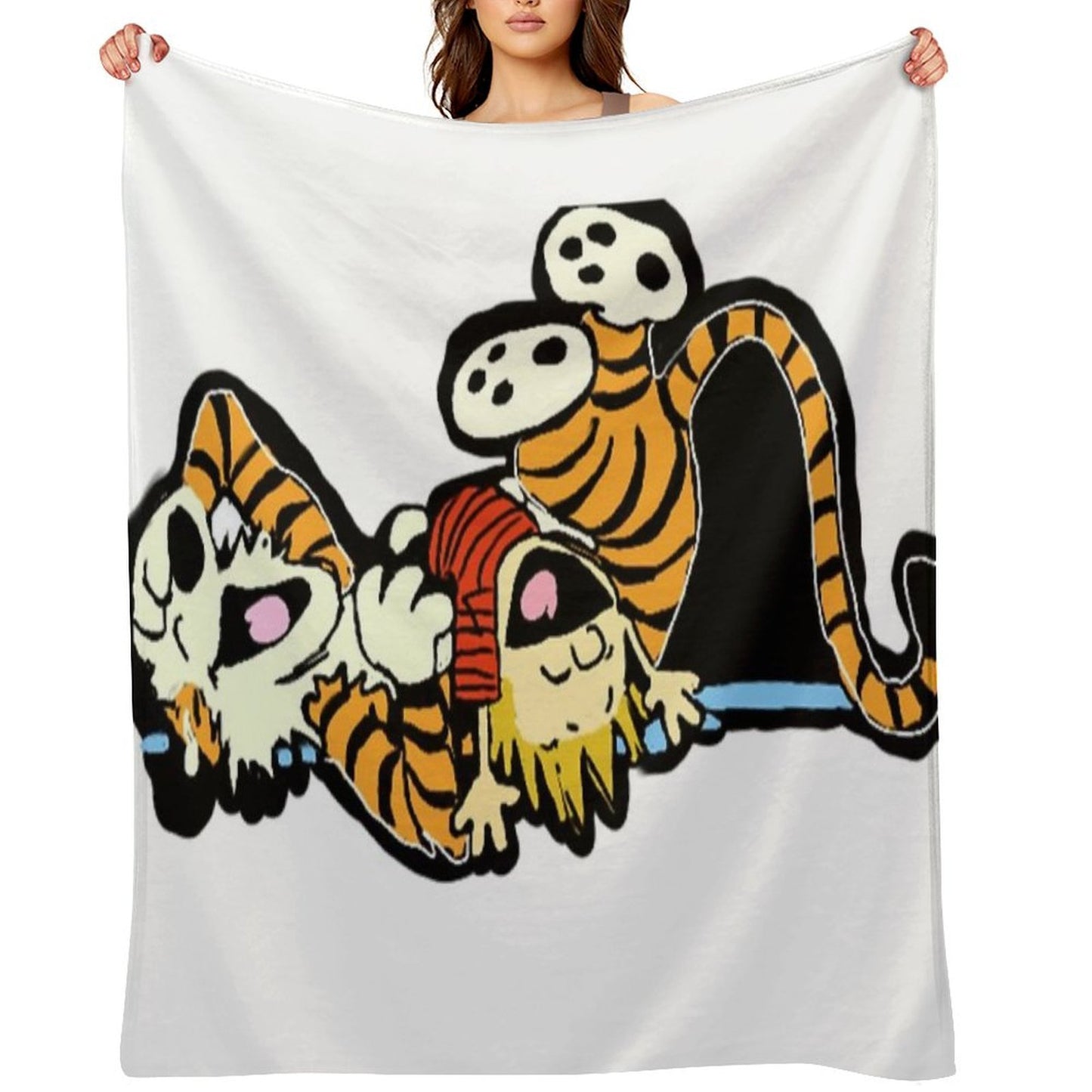 Calvin And Hobbs Gift-ready Throw Blanket