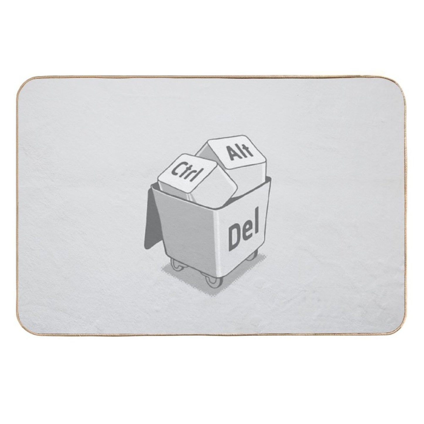 Keyboard Odorless Bath Mat