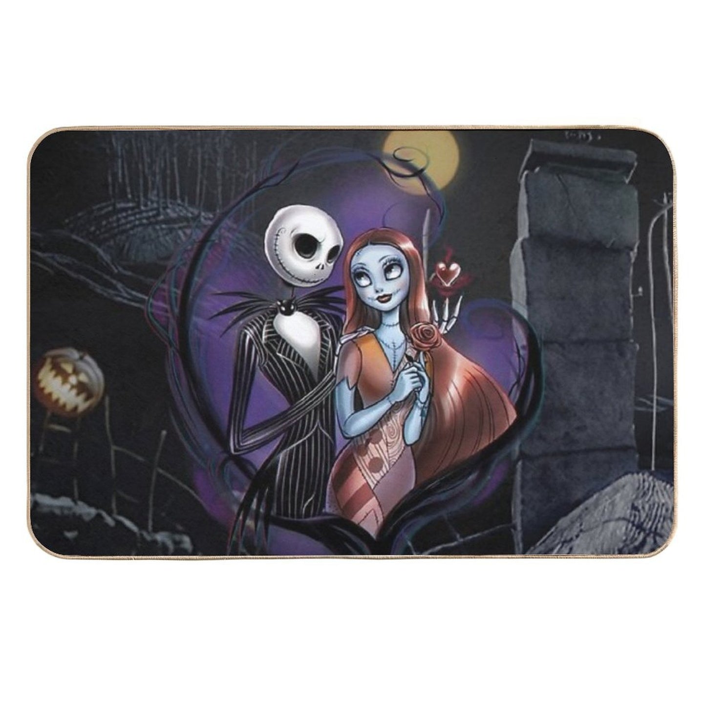 Nightmare Before Christmas  Slip-Resistant Bath Mat