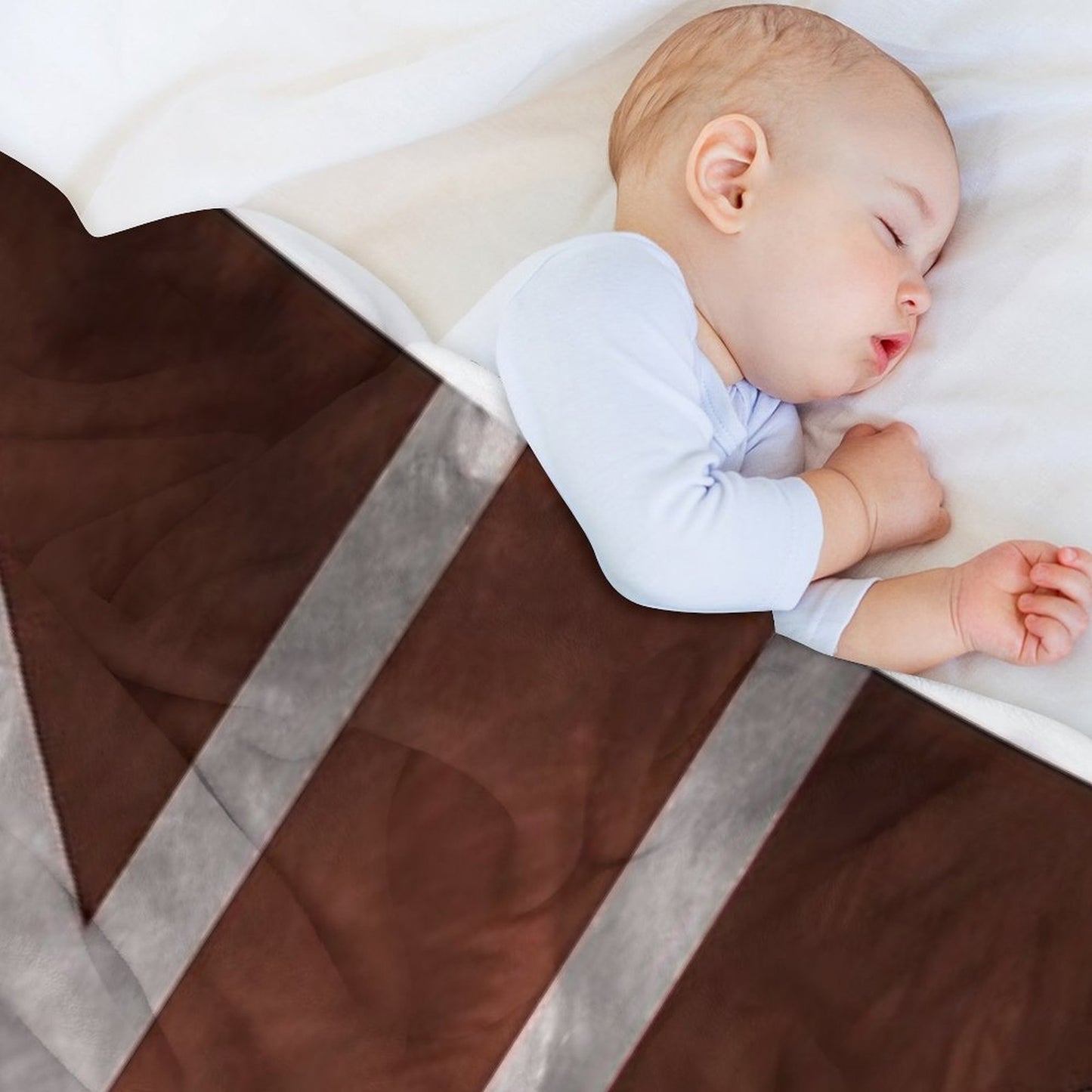 Red Distressed Union Jack Sustainable Throw Blanket