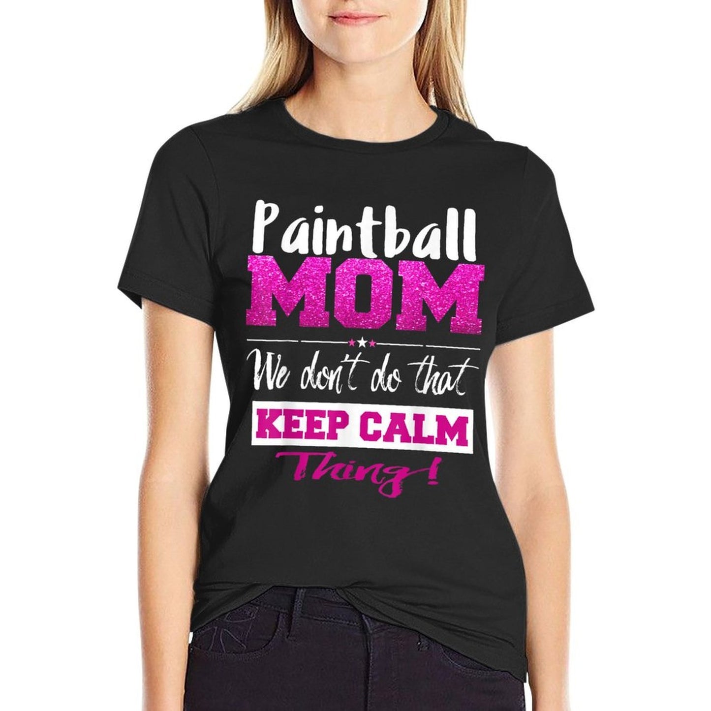 Paintball Mom Funny Mothers Day Gift T-shirt Moisture-wicking T-Shirt