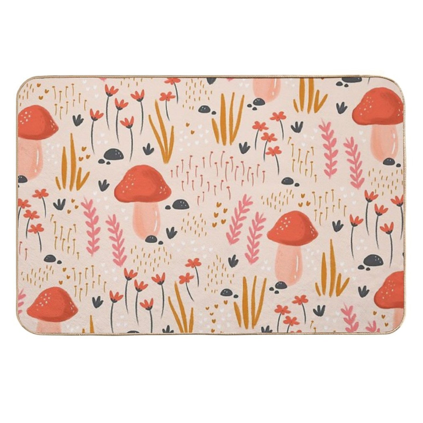 Magical Autumn Fairy Garden Durable Bath Mat