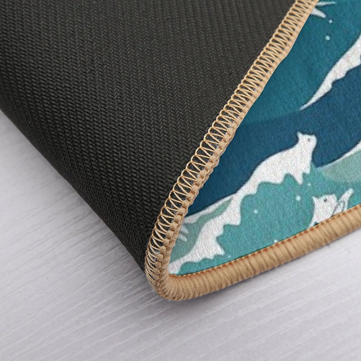 Cat Landscape 135 Cat Waves Anti-Trip Bath Mat