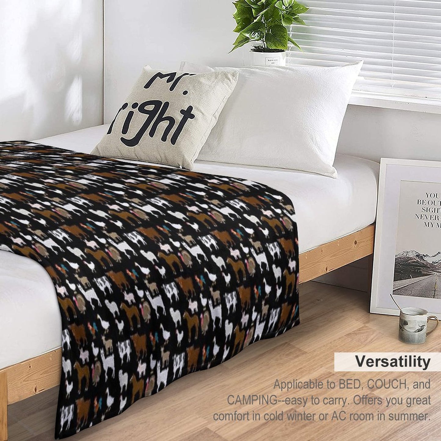Farm Animals - The Kids' Picture Show Wrinkle-free Throw Blanket