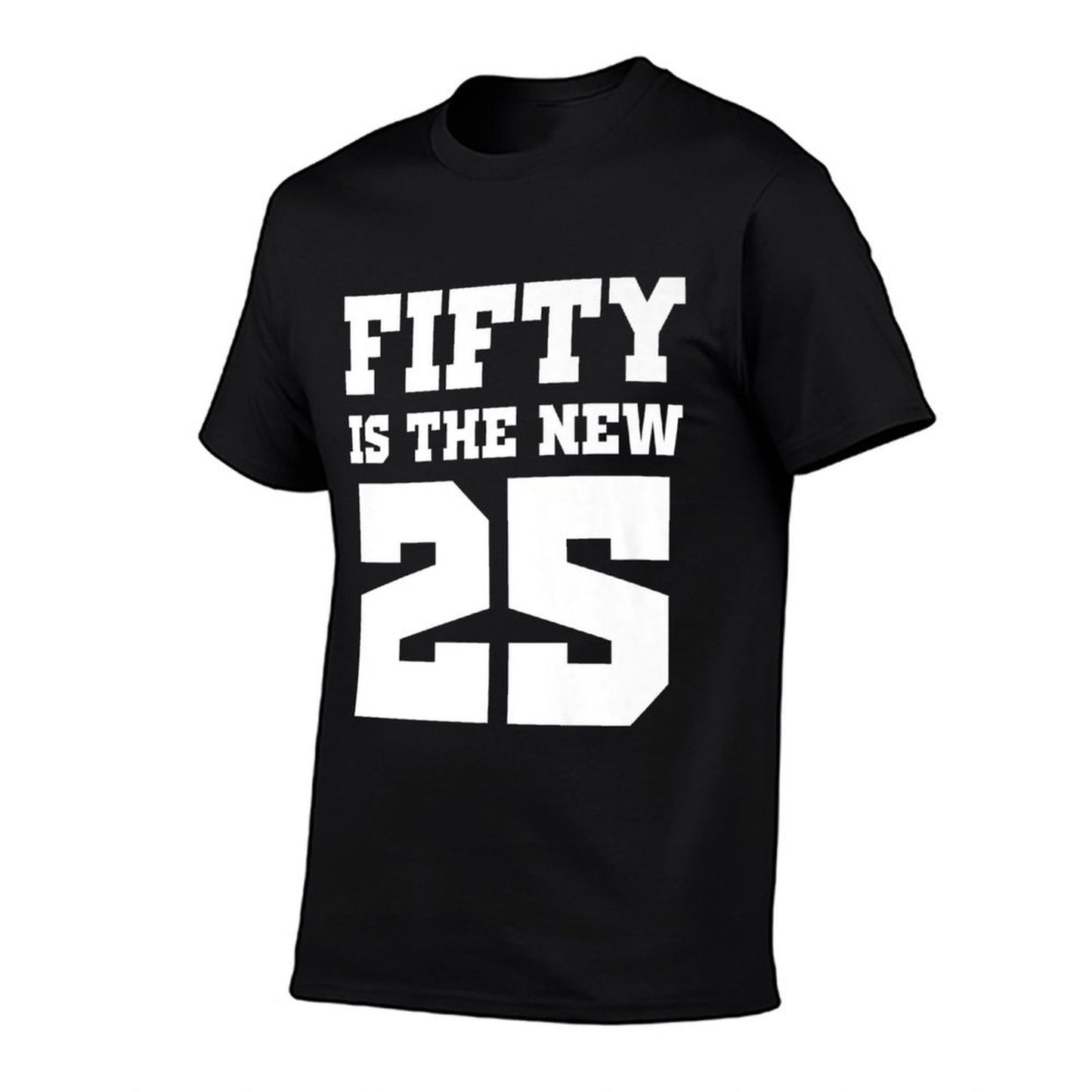 Fifty Is The New 25 Funny 50th Birthday Premium  Moisture-wicking T-Shirt